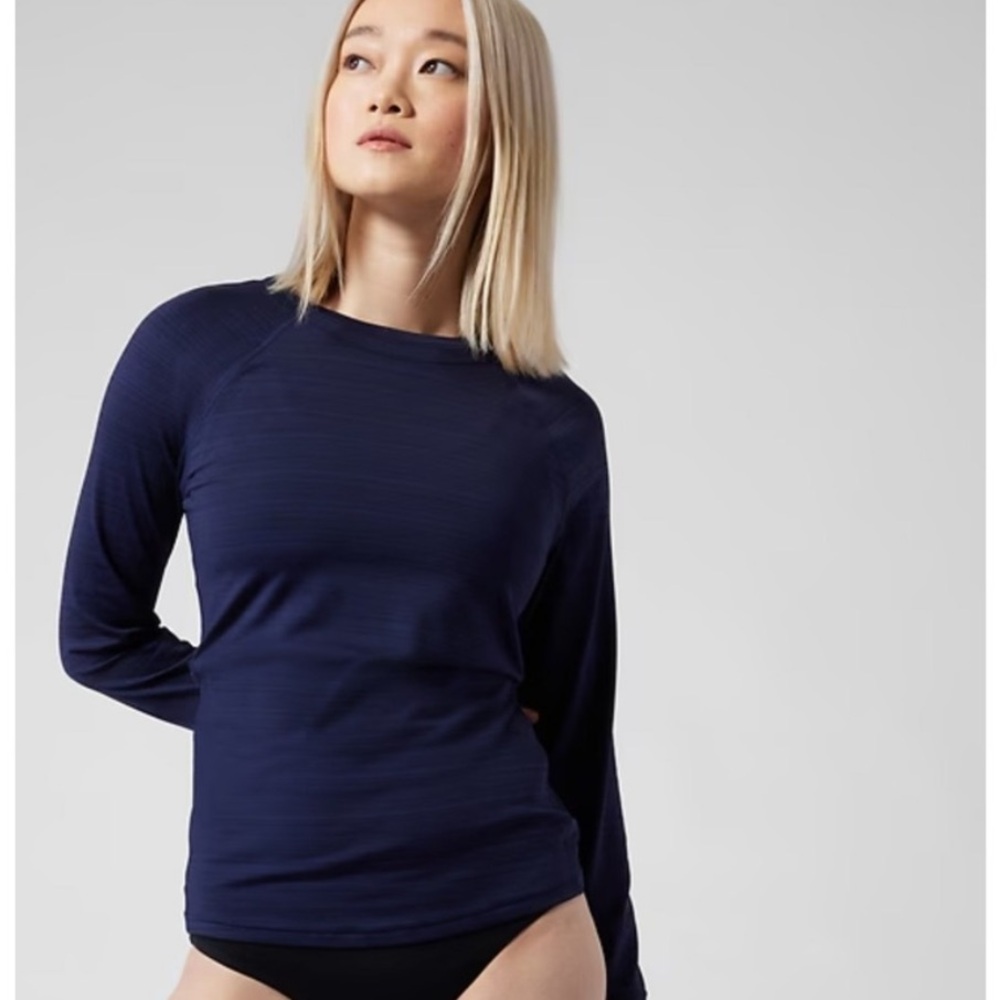 Athleta Pacifica Illume UPF Relaxed Top Sz S